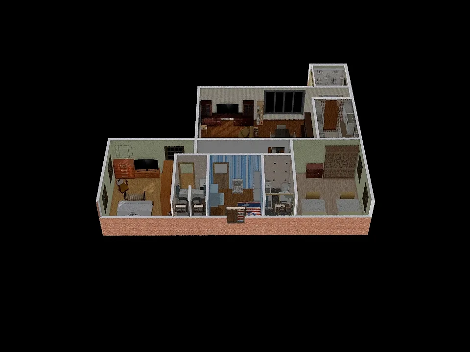 DETACHED HOUSE 3d design renderings