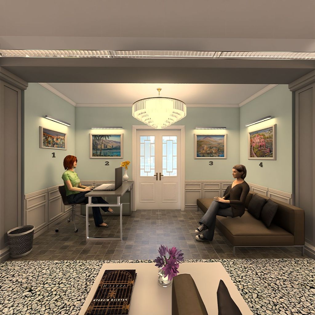 Gallery 3d design renderings