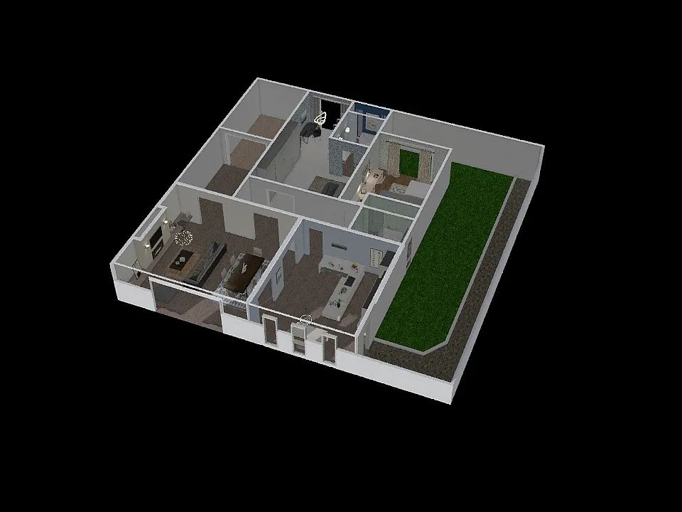 ines`s house 3d design renderings