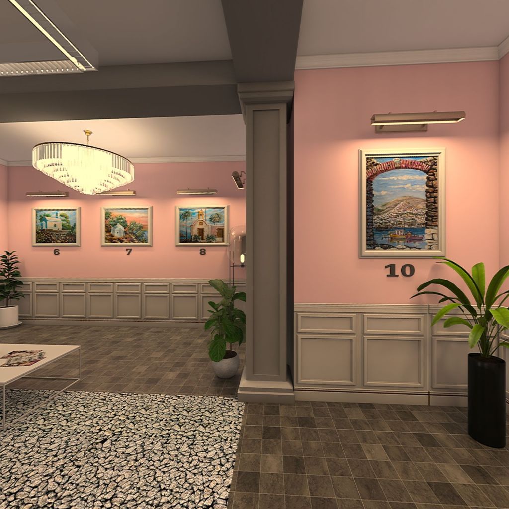 Gallery 3d design renderings