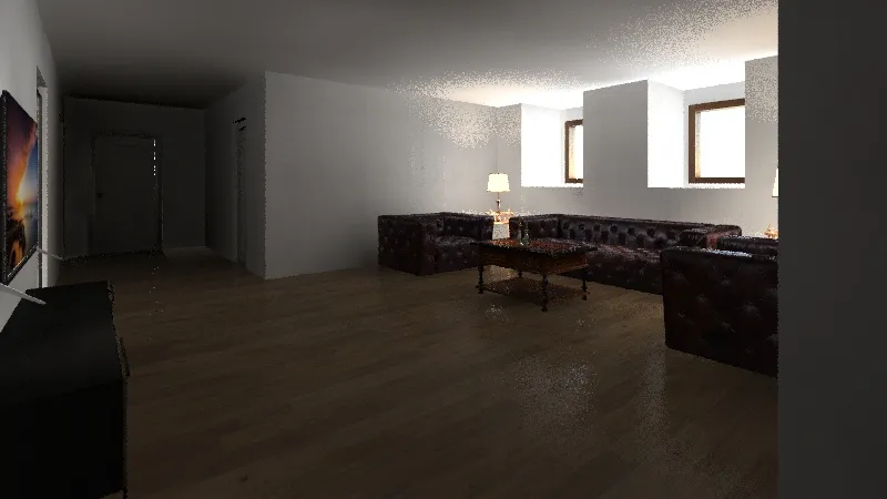 upstairs-rough.Other room is attic 3d design renderings