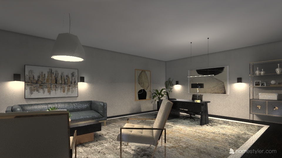 large office design ideas & pictures (45 sqm)Homestyler