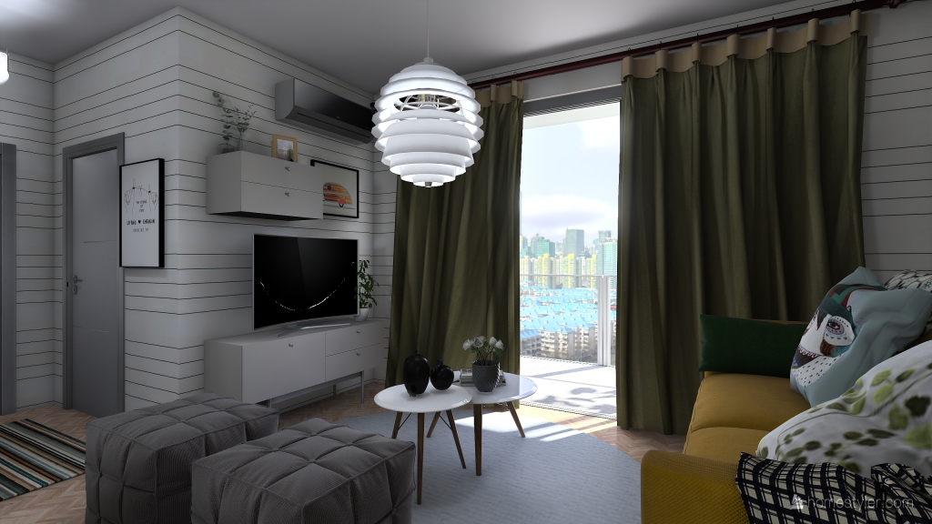 small apartaments 5 3d design renderings