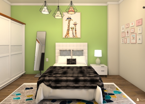 hussein's room Design Rendering
