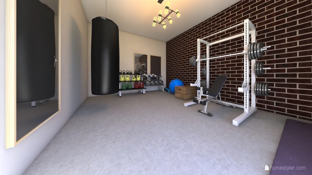 Gym atr 3d design renderings