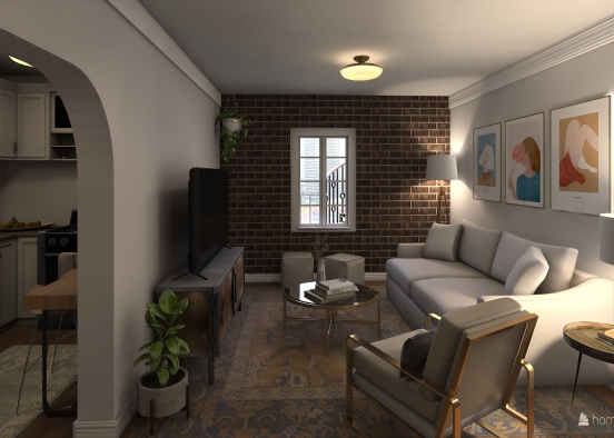 NYC Apartment Design Rendering