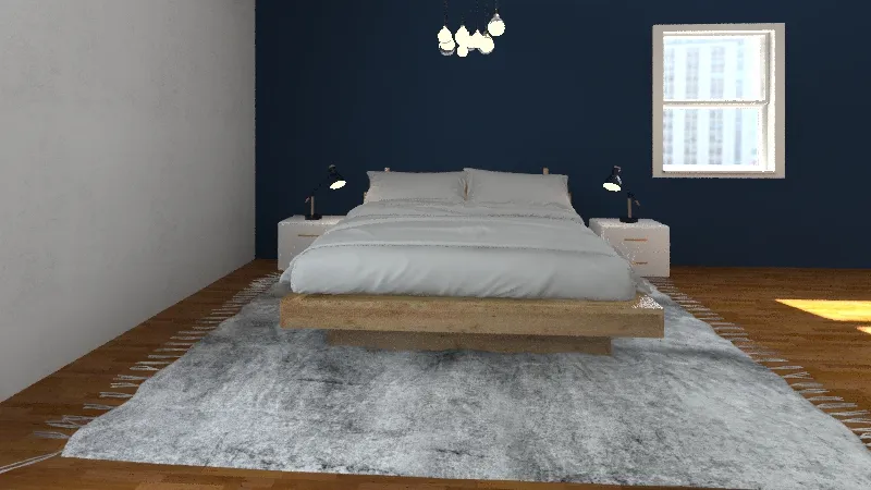 Minimal Bedroom 3d design renderings