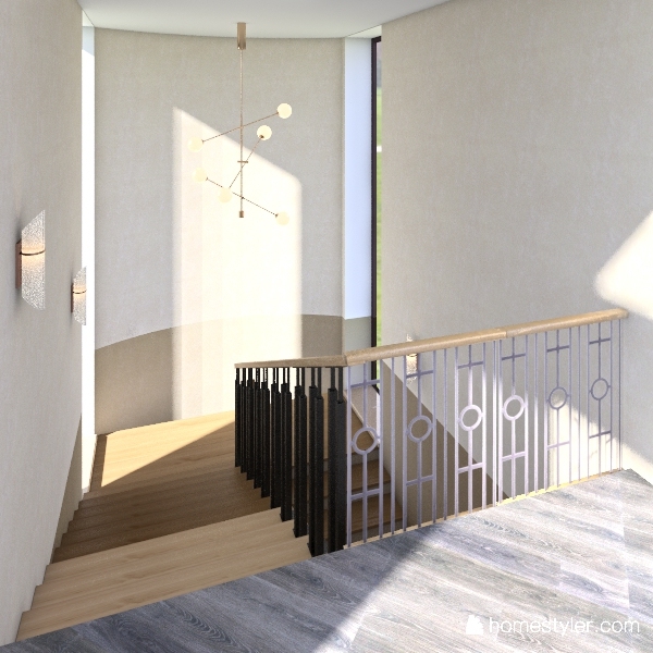 Ирина лестница 2й 3й эт 3d design renderings