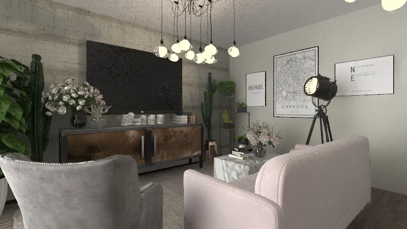 Jagoda's apartment 3d design renderings