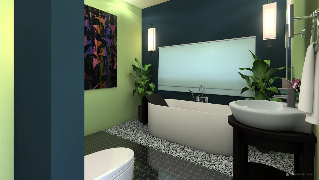 Bathroom Design 3d design renderings
