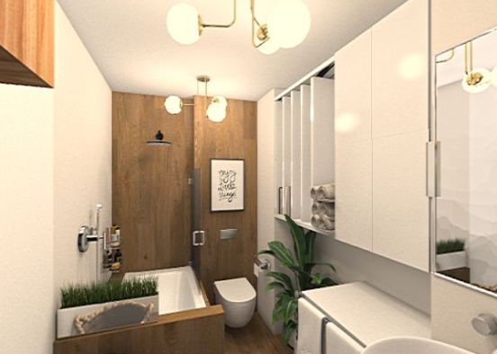 WC szafki Design Rendering