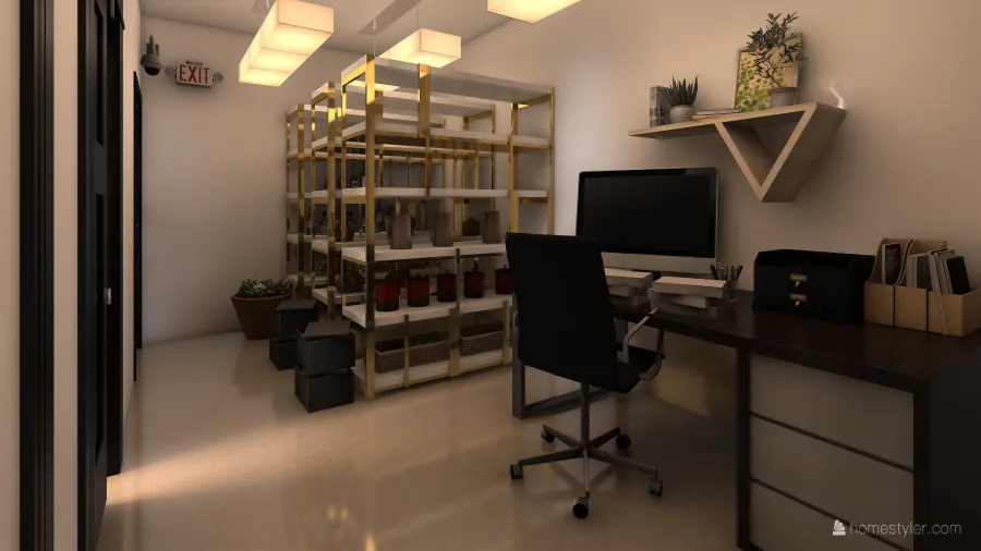 Storage room 3d design renderings