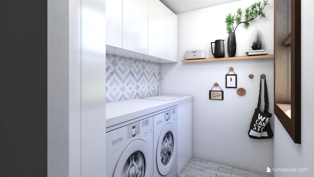 El-Fadle Laundry 3d design renderings