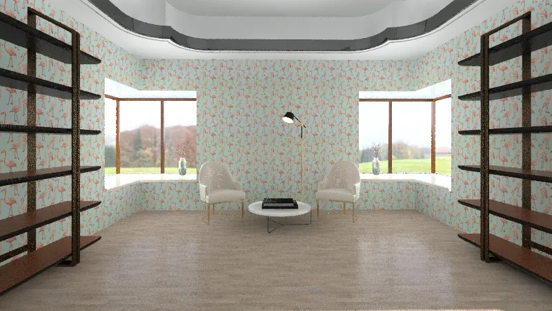 Living Room PC 1 3d design renderings