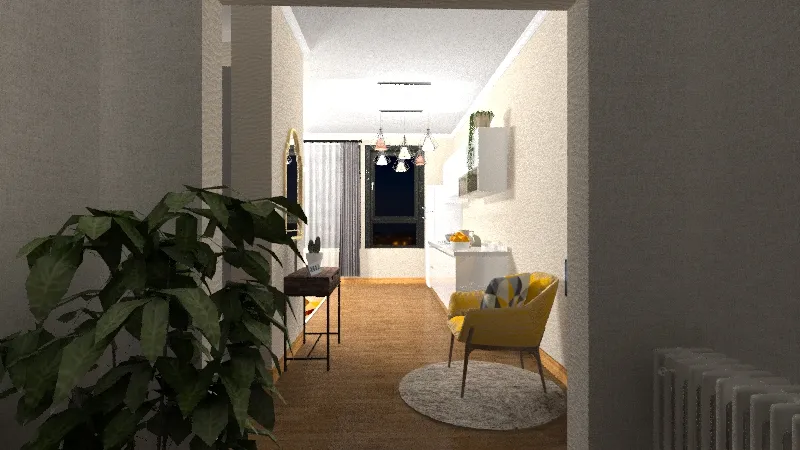 Single Loft 3d design renderings