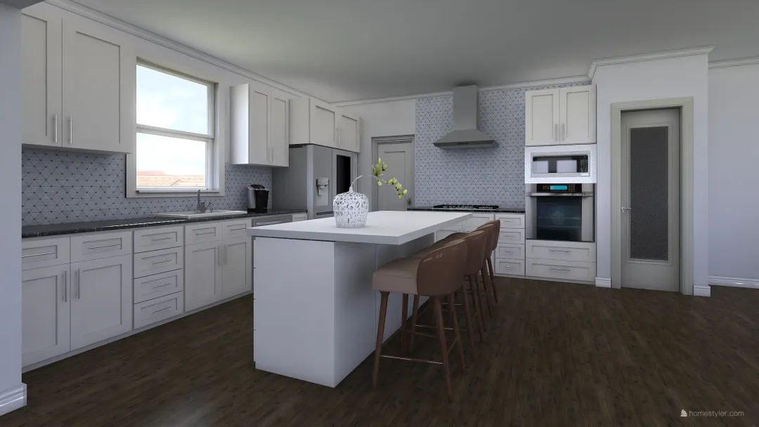Romnes Remodeling - McKinney Living Space 3d design renderings
