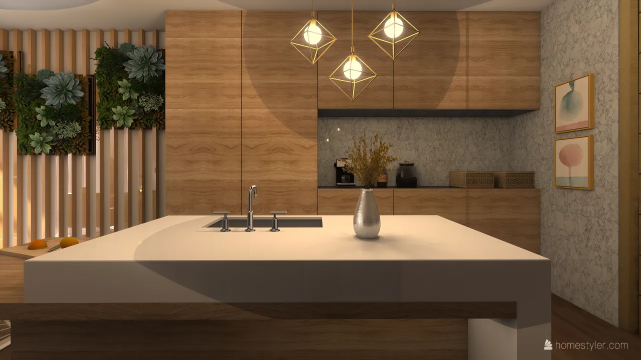 Wood 3d design renderings