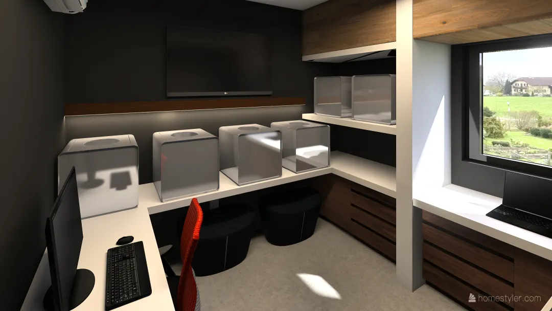 alex office 3d design renderings