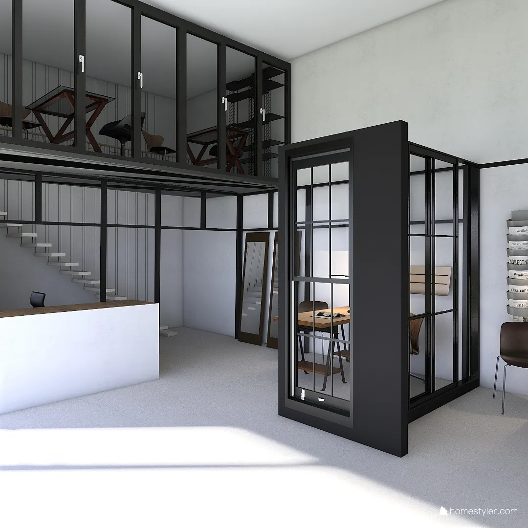 Shuwaikh showroom 3d design renderings