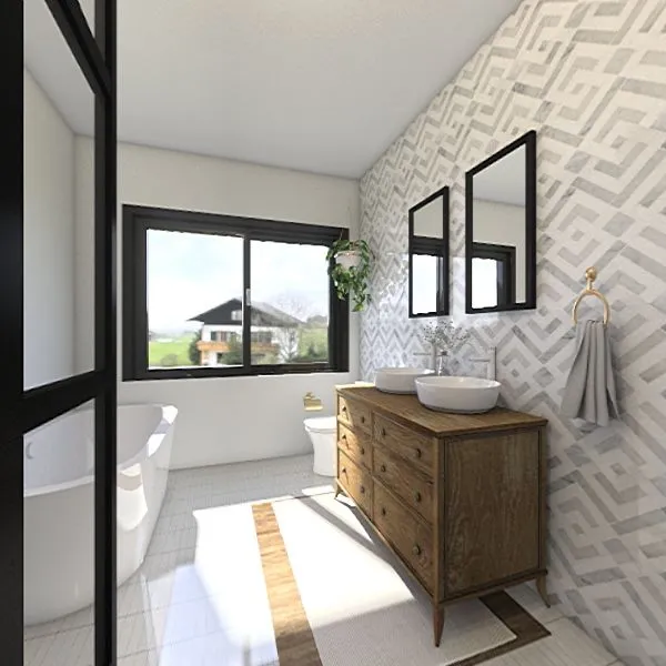 Kay's Bathroom 3d design renderings