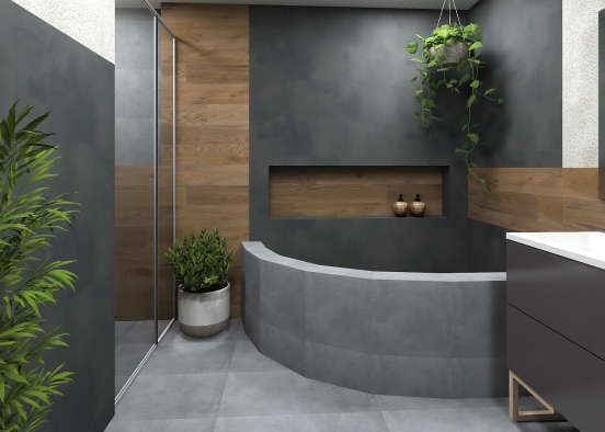 Koupelna Baťková Design Rendering