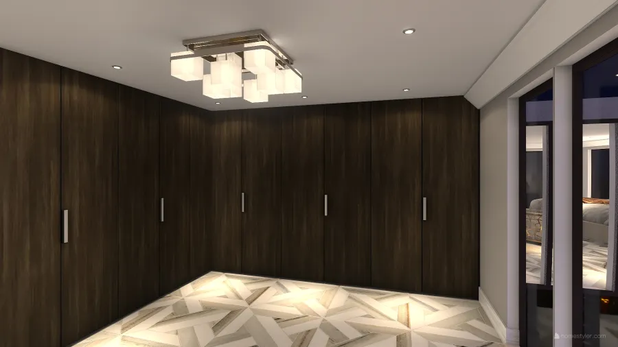 Master Walk-in-Wardrobe 3d design renderings