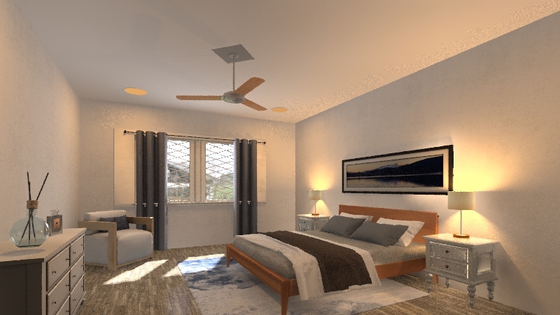 Tiff Bedroom 3d design renderings