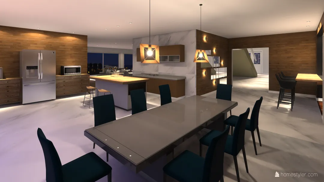Friend's House in Dream. 3d design renderings