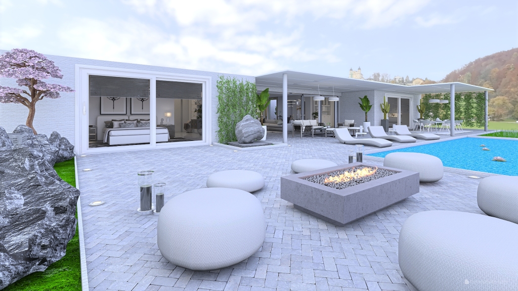 The Zen House 3d design renderings