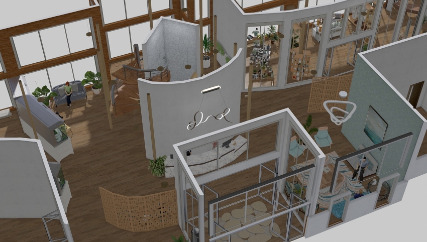 Capstone Update: Ecological Resort Lobby and Gift Shop 3d design picture 682.07