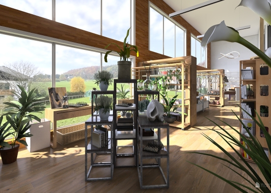 Capstone Update: Ecological Resort Lobby and Gift Shop Design Rendering