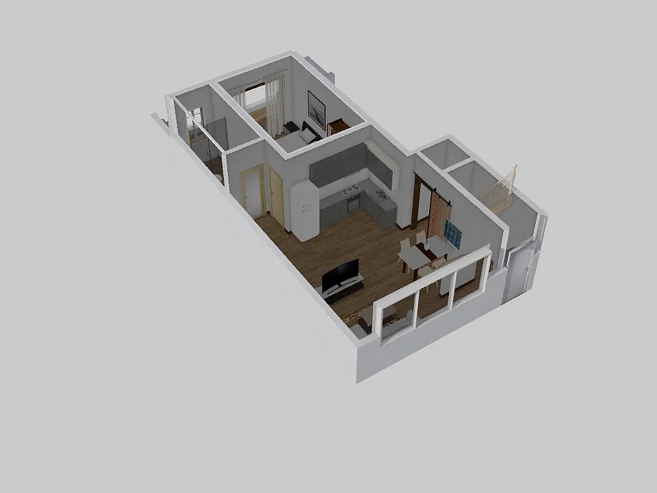 Casa, Planta Segunda V.2.0 3d design renderings