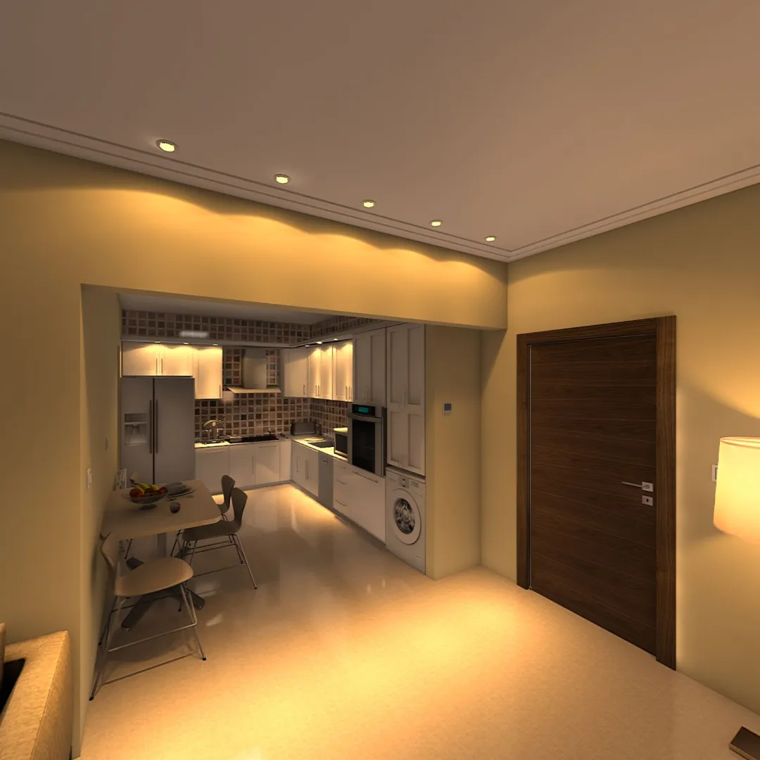 Marousi Apartment 2 3d design renderings