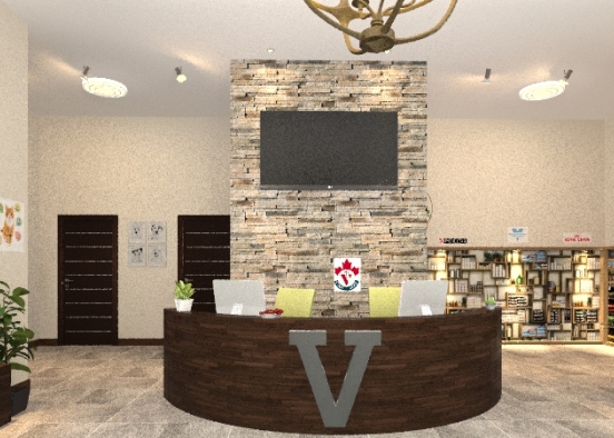Country Vet Clinic Design Rendering