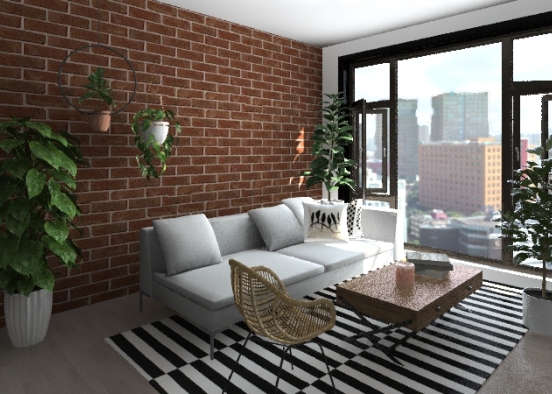 Aesthetic Apartment Design Rendering