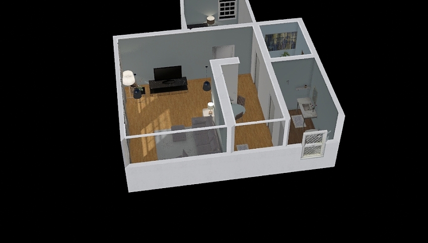Apartent. 3d design picture 64.3