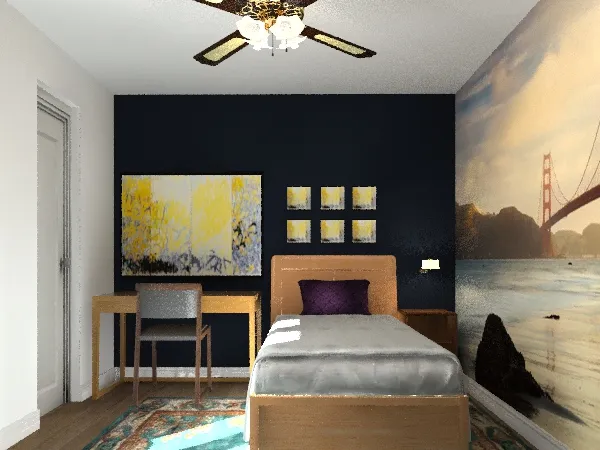 Deanna Son Bedroom 3d design renderings