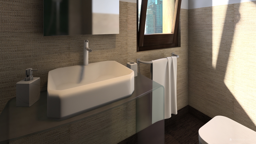 secondo bagno 3d design renderings