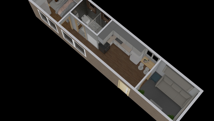 Shipping container home for the homeless 3d design picture 32.77