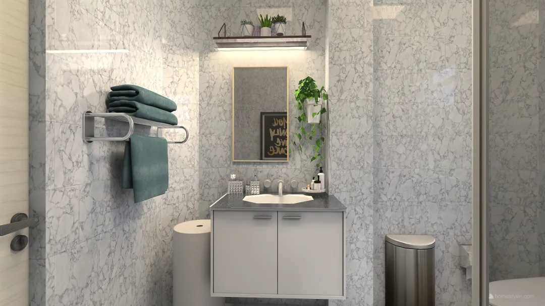 Bruna Banheiro 3d design renderings