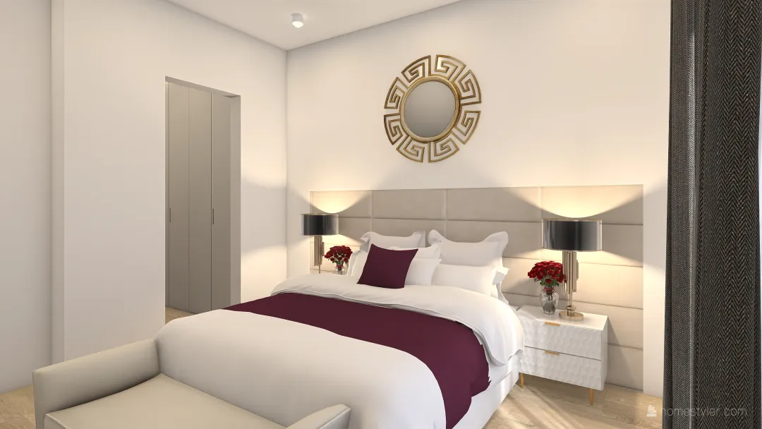 Worth House Bed 3d design renderings