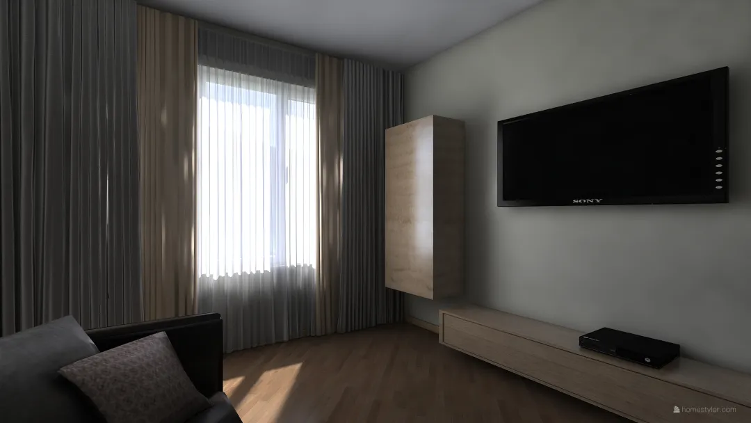 Оля Пехтерева гостиная 3d design renderings
