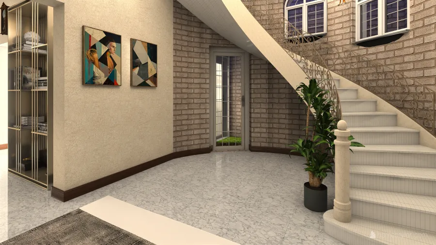 صالة داخلية 3d design renderings