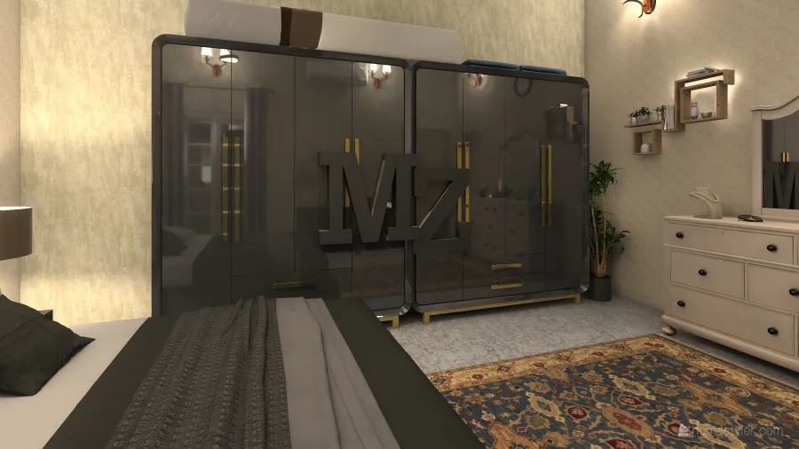 غرفة 1 3d design renderings