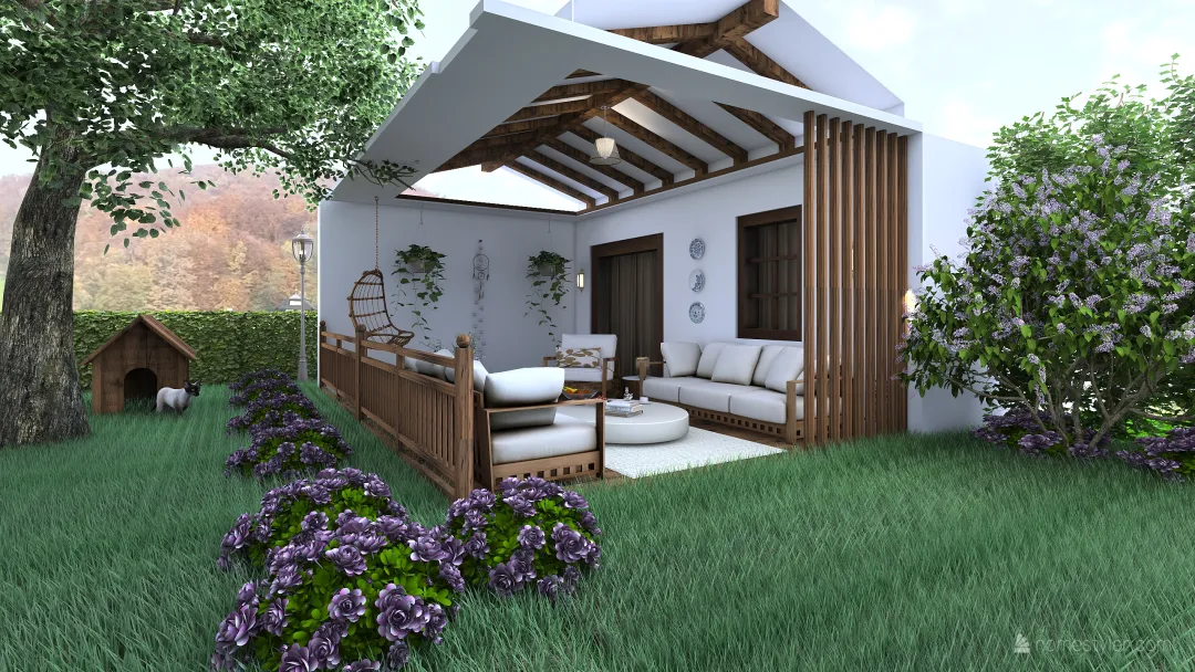 #balcony  #garden 3d design renderings