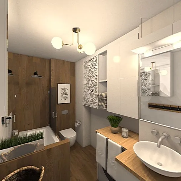 WC szafka pod zlewem 3d design renderings