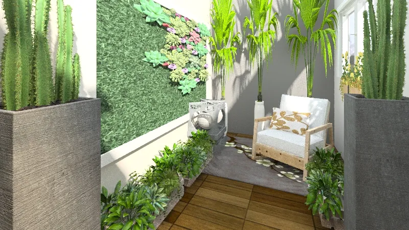 Stingray's zen garden 3d design renderings