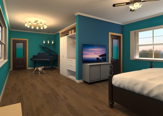 Bedroom design Design Rendering