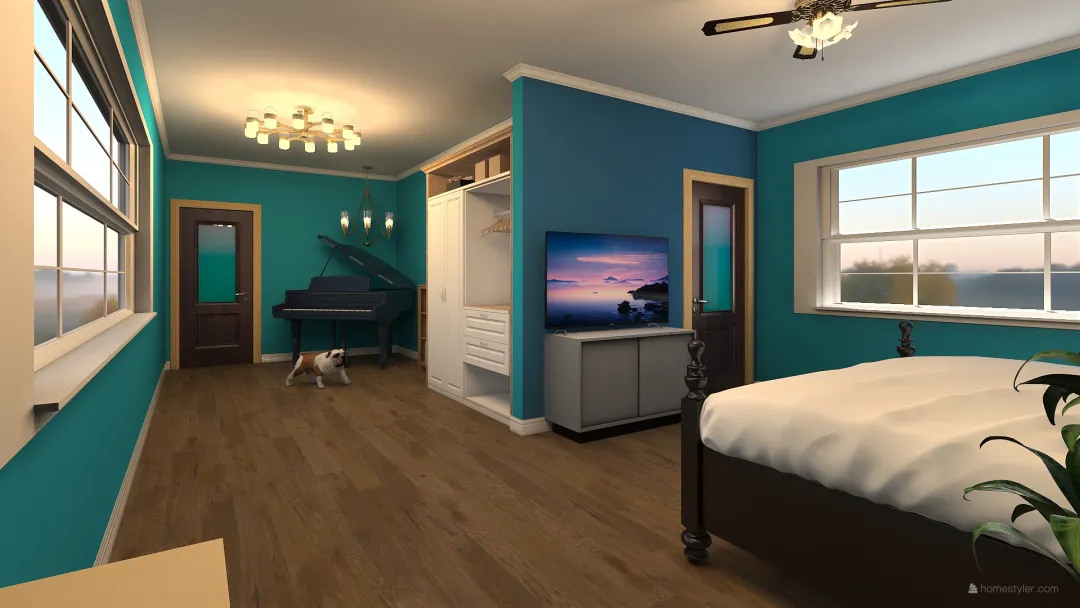 Bedroom design 3d design renderings