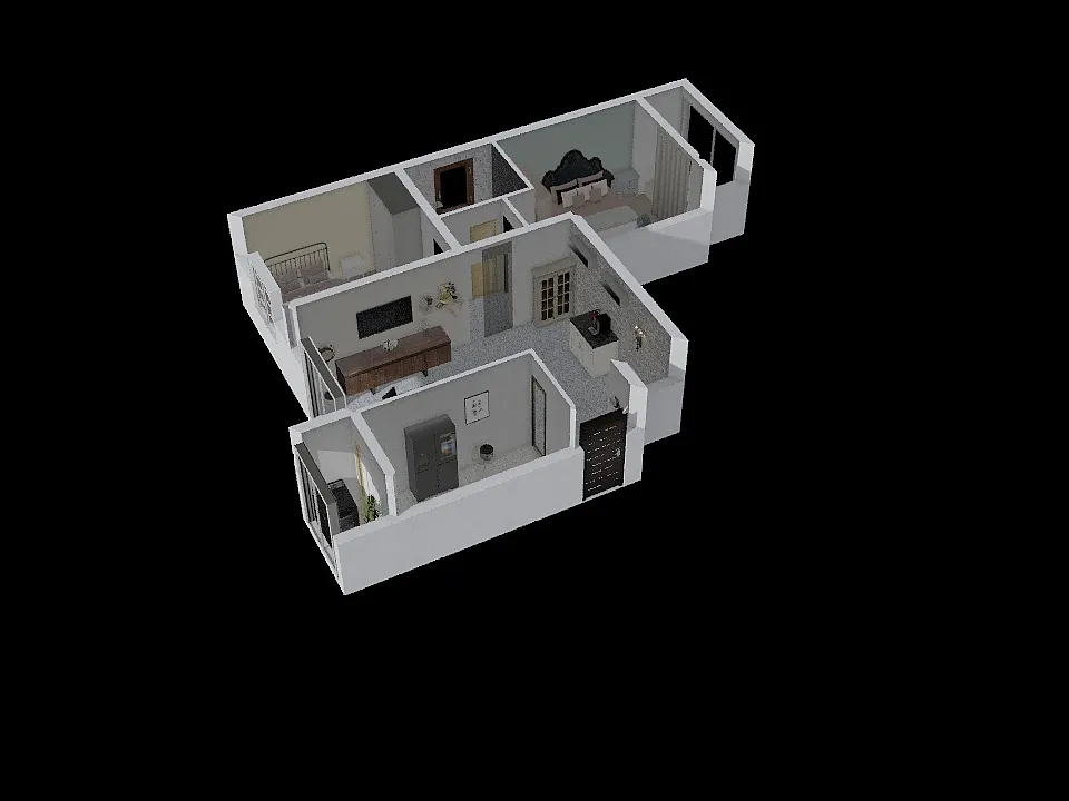 我的家 3d design renderings